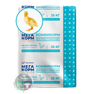 Комбикорм МегаКорм для водоплавающей птицы Старт ПК-21 (0-4 недель) 25 кг